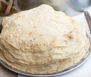 A photo of homemade tortillas by owlcreek.ca