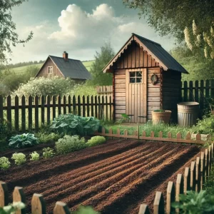 bare garden made in DALL-E