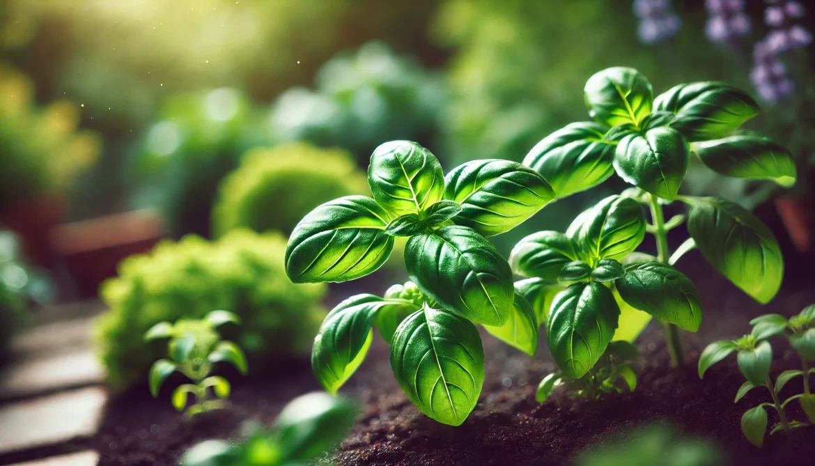 An image of a basil plant by owlcreek.ca made in DALL-E